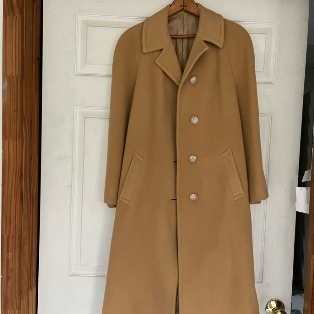 Classic Tan Overcoat cashmere